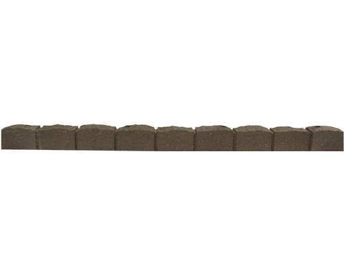 Borderrand steenoptiek bruin 119x8,25 cm