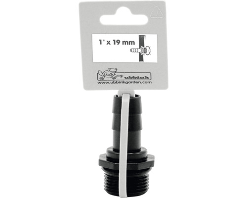 Ubbink slangverbinder 1 inch maal 19 millimeter