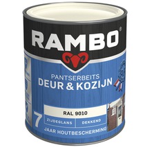 RAMBO Pantserbeits Deur & Kozijn zijdeglans dekkend RAL 9010 750 ml-thumb-0