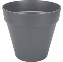 Grijze kunststof bloempot