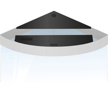 JUWEL Aquariumkap Trigon 190 zwart