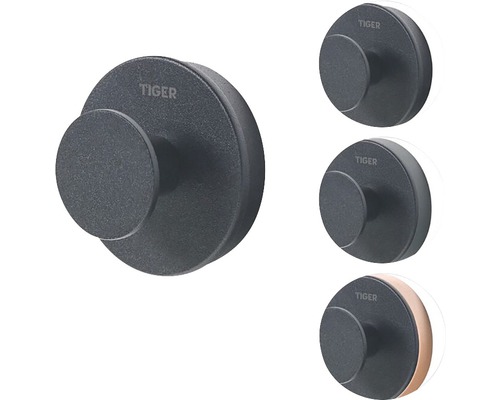 Tiger Logo wandhaak voor badkamerbenodigdheden