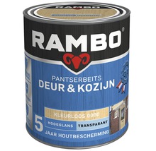 Rambo lakverf voor deuren en kozijnen, kleurloos, hoogglans, 5 liter