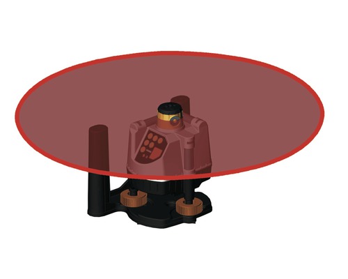 Rotatielaser met statief voor nivellering