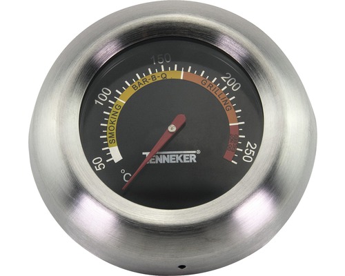 TENNEKER Reserve onderdeel Thermometer tbv TC Smoker XL (HB 5849121); Smoker L (HB 6830906) Tenneker barbecue thermometer van metaal