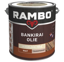 RAMBO Bangkirai olie transparant mat kleurloos 2,5 l
