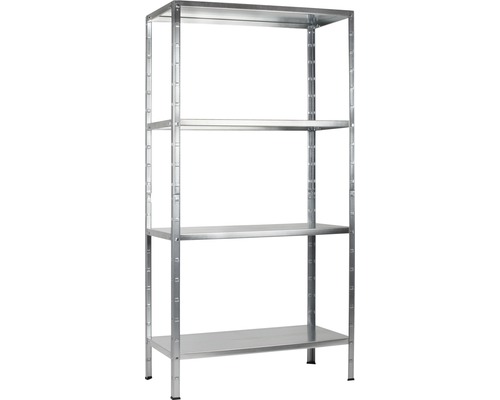 Metalen rek met vier planken