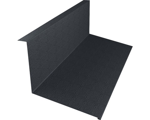 PRECIT Muuraansluitingsprofiel voor dakpanplaat, BigStone RAL7024 grafietgrijs, 1000x110x73 mm