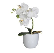 Kunstmatige orchidee in een pot