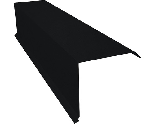 PRECIT Randhoek voor dakpanplaat, BigStone RAL9005 zwart, 2000x95x100 mm