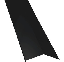 PRECIT Slagregenschort voor bolle knik, BigStone RAL9005 zwart, 2000x135x90 mm