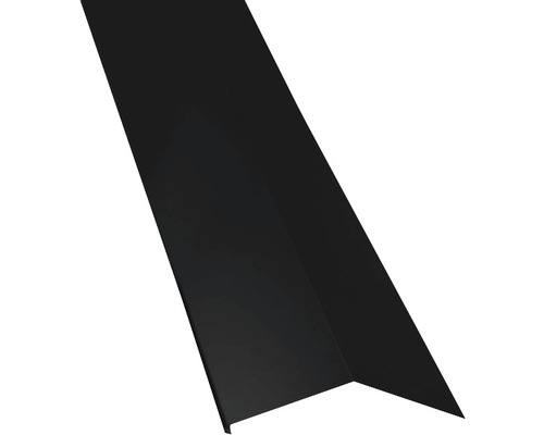 PRECIT Slagregenschort voor bolle knik, BigStone RAL9005 zwart, 2000x135x90 mm