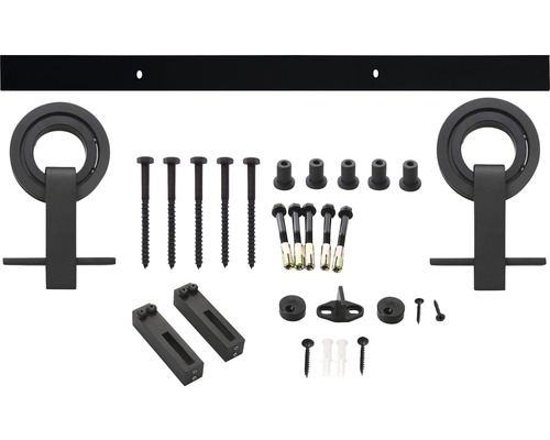 Schuifdeurrail set met montagemateriaal