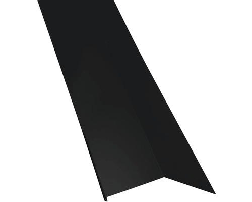 PRECIT Slagregenschort voor bolle knik, BigStone RAL9005 zwart, 1000x135x90 mm