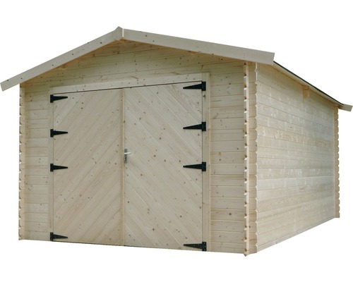 Houten tuinhuis met dubbele deur