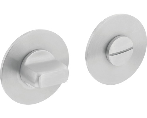 INTERSTEEL Rozet rond magneet met WC-/badkamersluiting RVS geborsteld