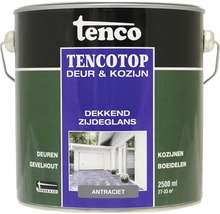 TENCO Tencotop Deur & Kozijn dekkend zijdeglans antraciet 2,5 l
