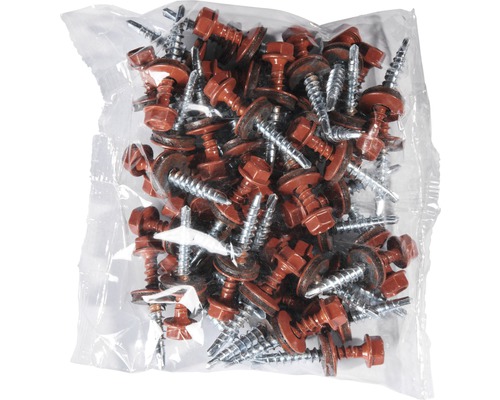 Verpakking dakbouwschroeven met zeskantkop en afdichtring