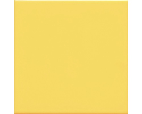 Wandtegel Glossy amarillo yema 15x15 cm