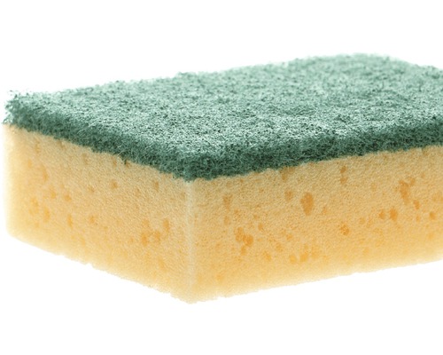 Reinigingsspons met schuurvlies