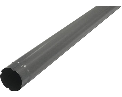 PRECIT Regenpijp Magnelis® grijs Ø 87 mm, 2000 mm Grijze metalen regenpijp in detail
