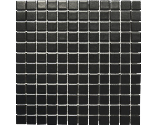 Mozaïektegel keramisch CG 154 zwart mat 30x30 cm