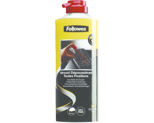 FELLOWES Luchtdrukreiniger omkeerbaar 200 ml Fellowes luchtstofdoek voor het reinigen van computertoetsenborden