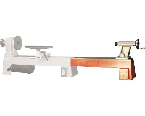 Houtdraaibank met werkstuksteun