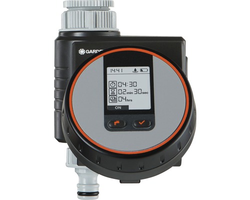 Gardena besproeiingscomputer met digitale display voor het regelen van de tuinbesproeiing