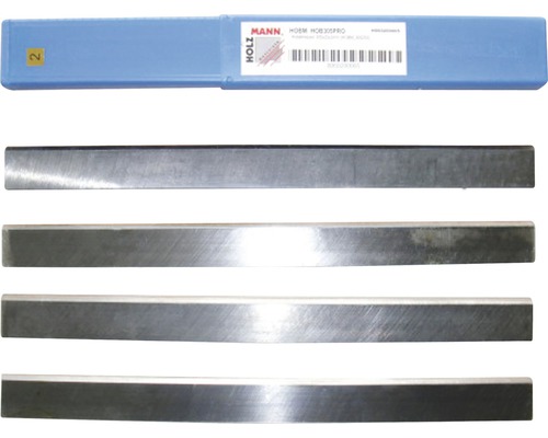 Schaafmessen set met vier stalen messen en bijbehorende opbergdoos