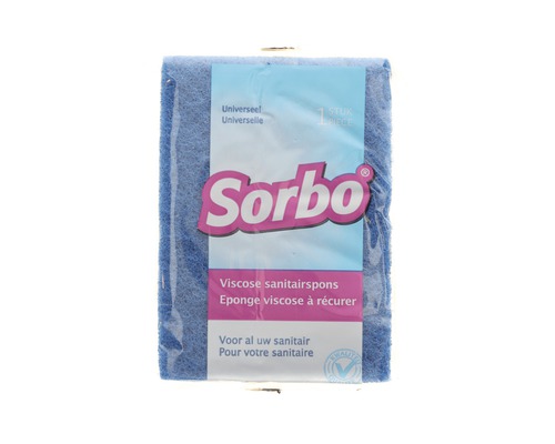 SORBO Sanitairspons 13x9x2,5 cm viscose