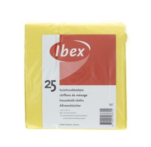 IBEX Huishouddoekjes geel, 25 stuks-thumb-0