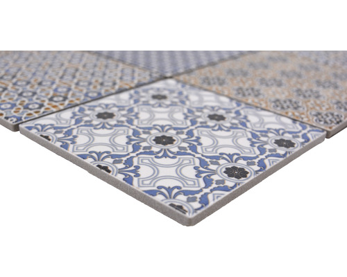 Close-up van keramische vloertegels met patroon