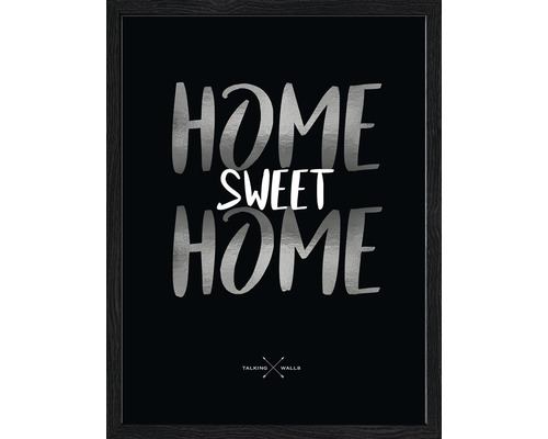 PURE LIVING Schilderij met lijst Home Sweet Home 33x43 cm