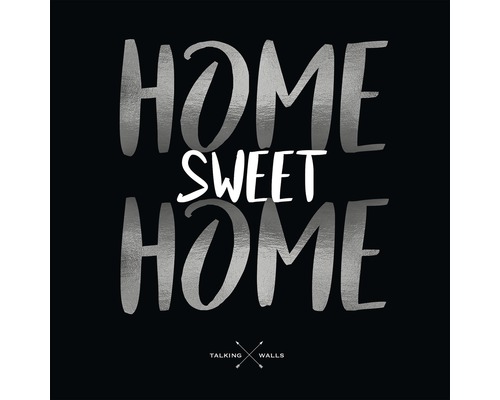 PURE LIVING Decopaneel Home sweet home 30x30 cm