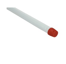Metalen steel met schroefdraad