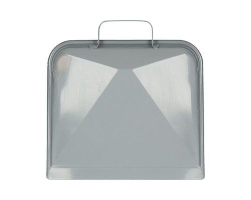 Metalen vuilblik met handvat