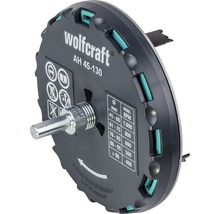 WOLFCRAFT Gatenzaag verstelbaar Ø 45-130 mm voor gipsplaat-thumb-2