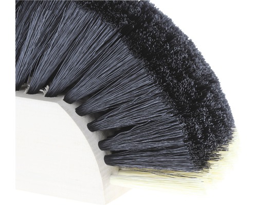 Borstel met borstelharen in twee hardheden