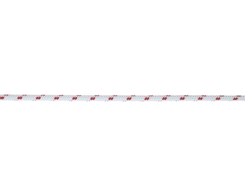 Turbolijn polyester Ø 12 mm wit-rood (per meter)