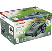Verpakking van de Bosch Indego S+ 400 accumaaierrobot