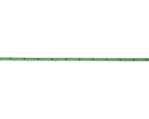 Touw polyester Ø 6 mm neon groen-rood (per meter)