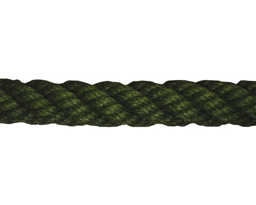 Touw gedraaid acryl Ø 30 mm groen (per meter)