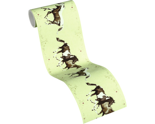 Rol behang met paardenmotief voor wanddecoratie