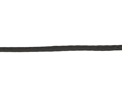 Liertouw Dyneema Ø 10 mm zwart (per meter)