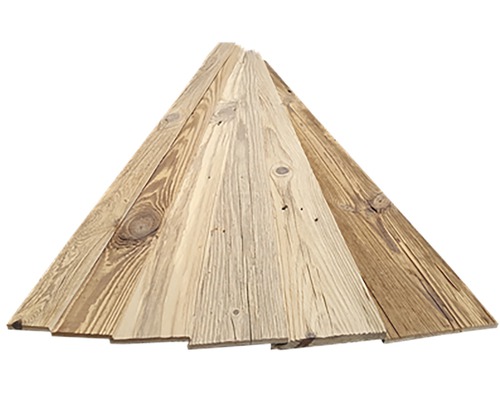 Stapel houten panelen voor interieurafwerking