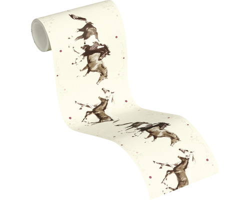 Behangrol met paardenmotief