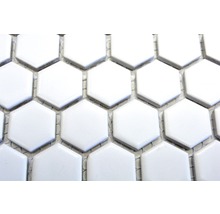 Keramisch mozaïek Hexagon uni wit mat 26x30 cm antislip-thumb-10