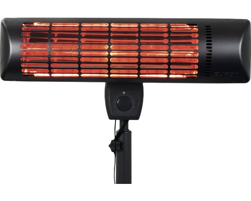 Elektrische terrasverwarmer met standaard voor buiten