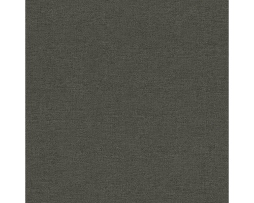 RASCH Vliesbehang 449853 Salsa effen zwart/bruin Close-up van een textielweefsel.
